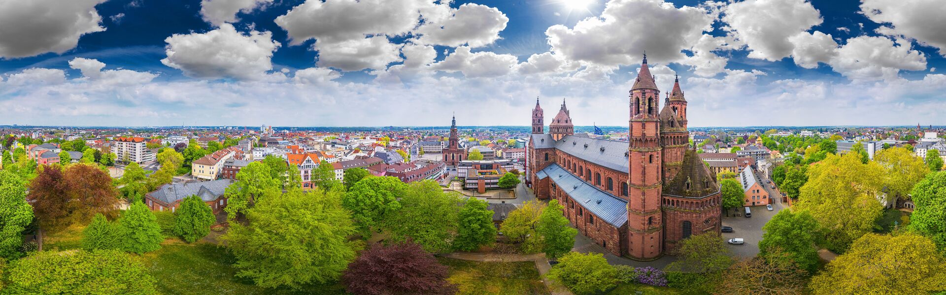 Worms mit dem Dom St. Peter