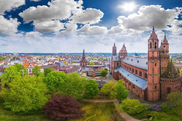 Worms mit dem Dom St. Peter