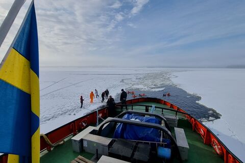 bo events Incentive Eisbrecherfahrt in Schwedisch Lappland.